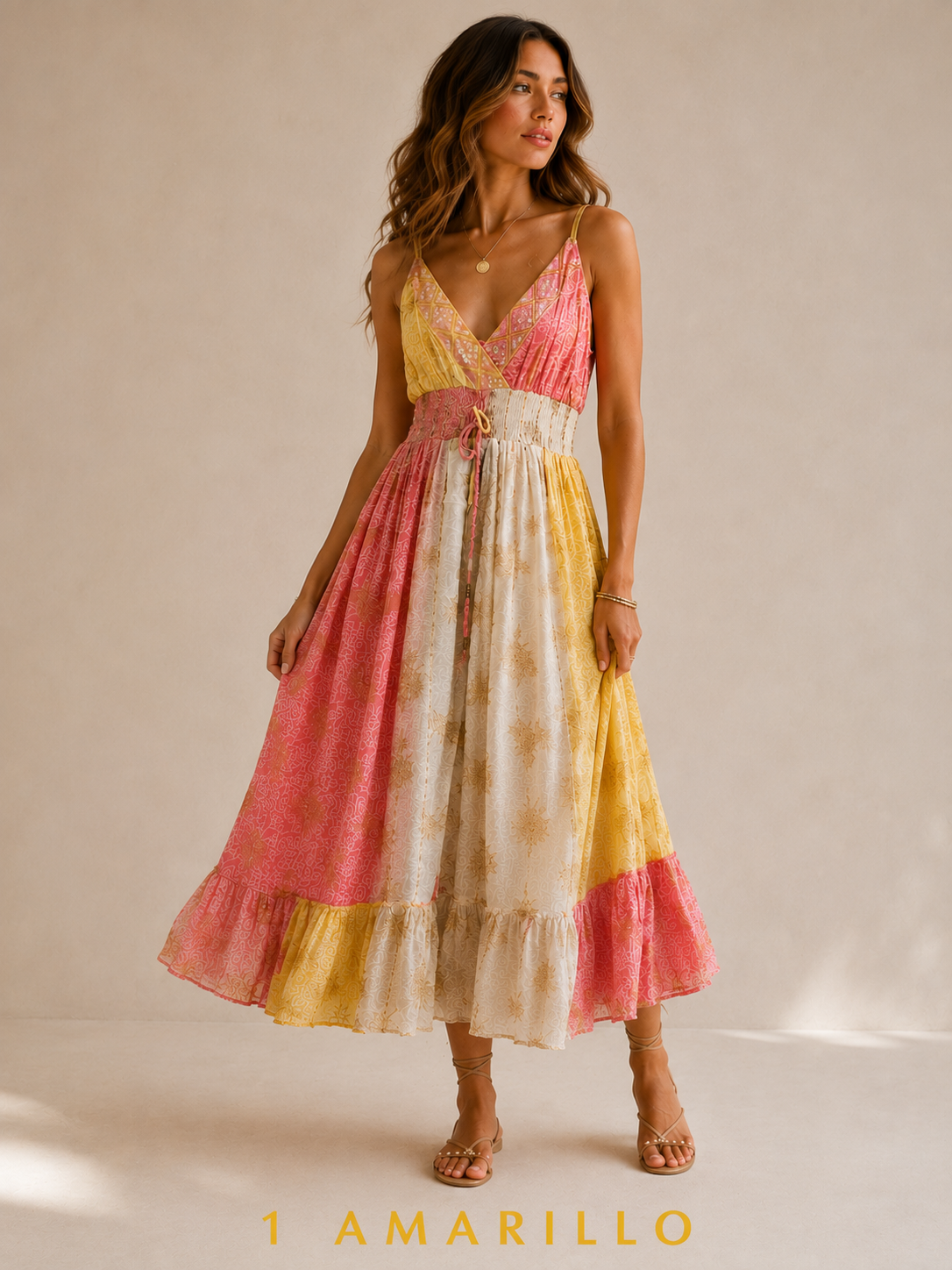 VESTIDO MIDI BOHO RIVIERA
