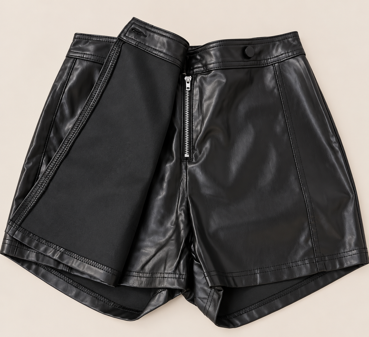 FALDA PANTALON POLIPIEL MILA