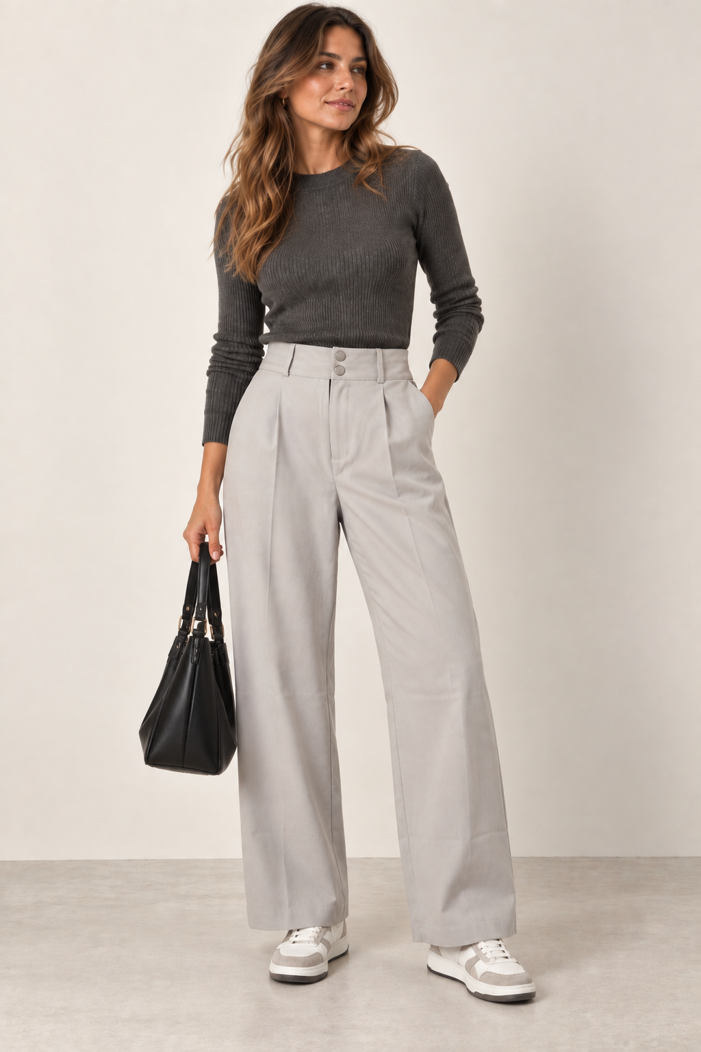 PANTALON VESTIR BOTON DOBLE