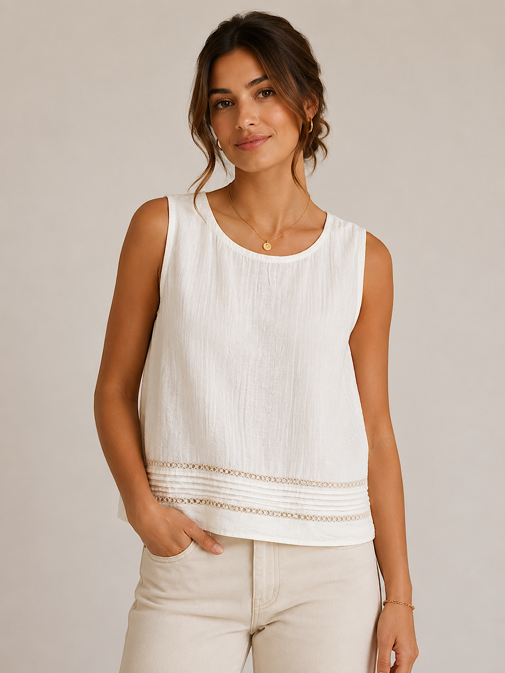 BLUSA SIN MANGA SHEILA