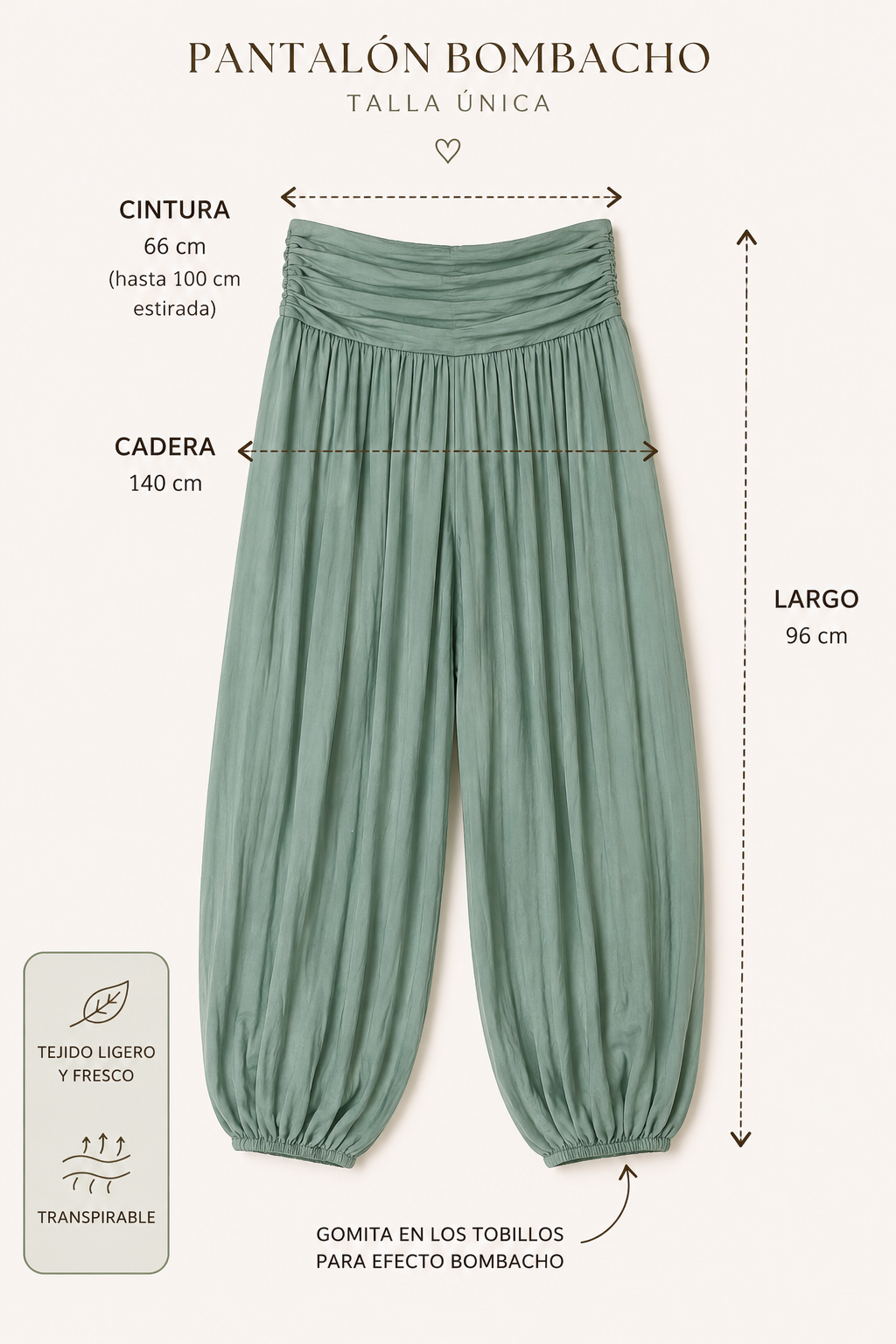 PANTALON BOMBACHO AMELI