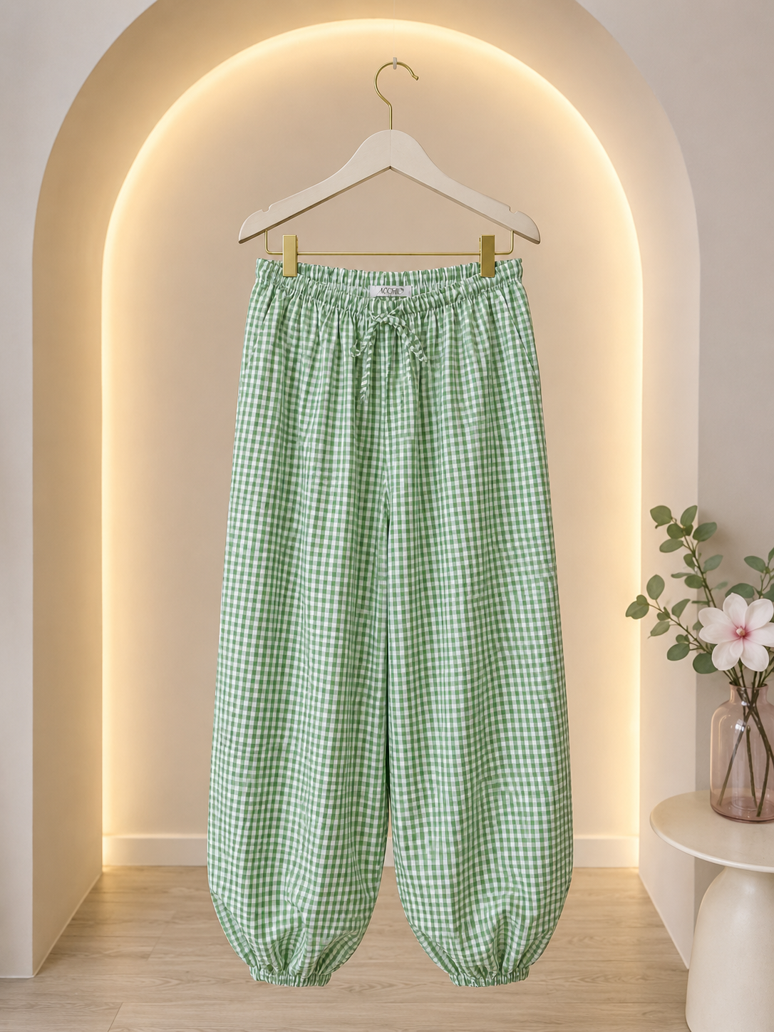 PANTALON BOMBACHO VICHY IRENE