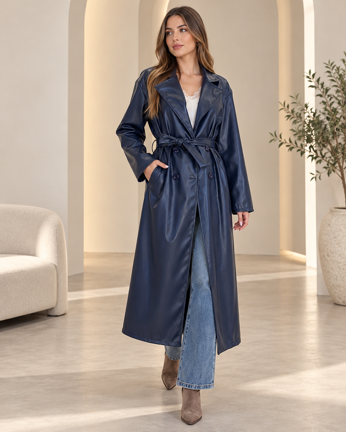GABARDINA POLIPIEL ELENA