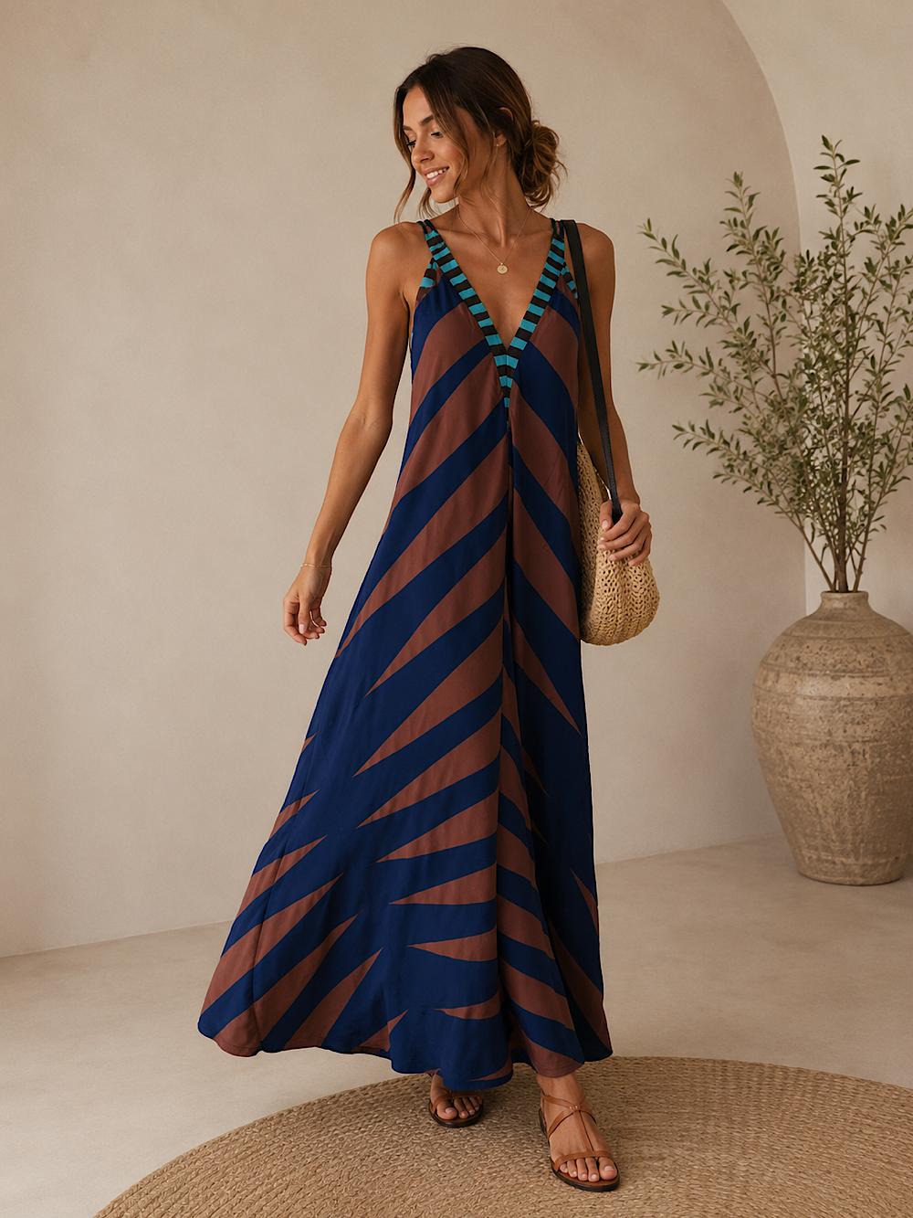 VESTIDO FLUIDO SEDA VALERIA