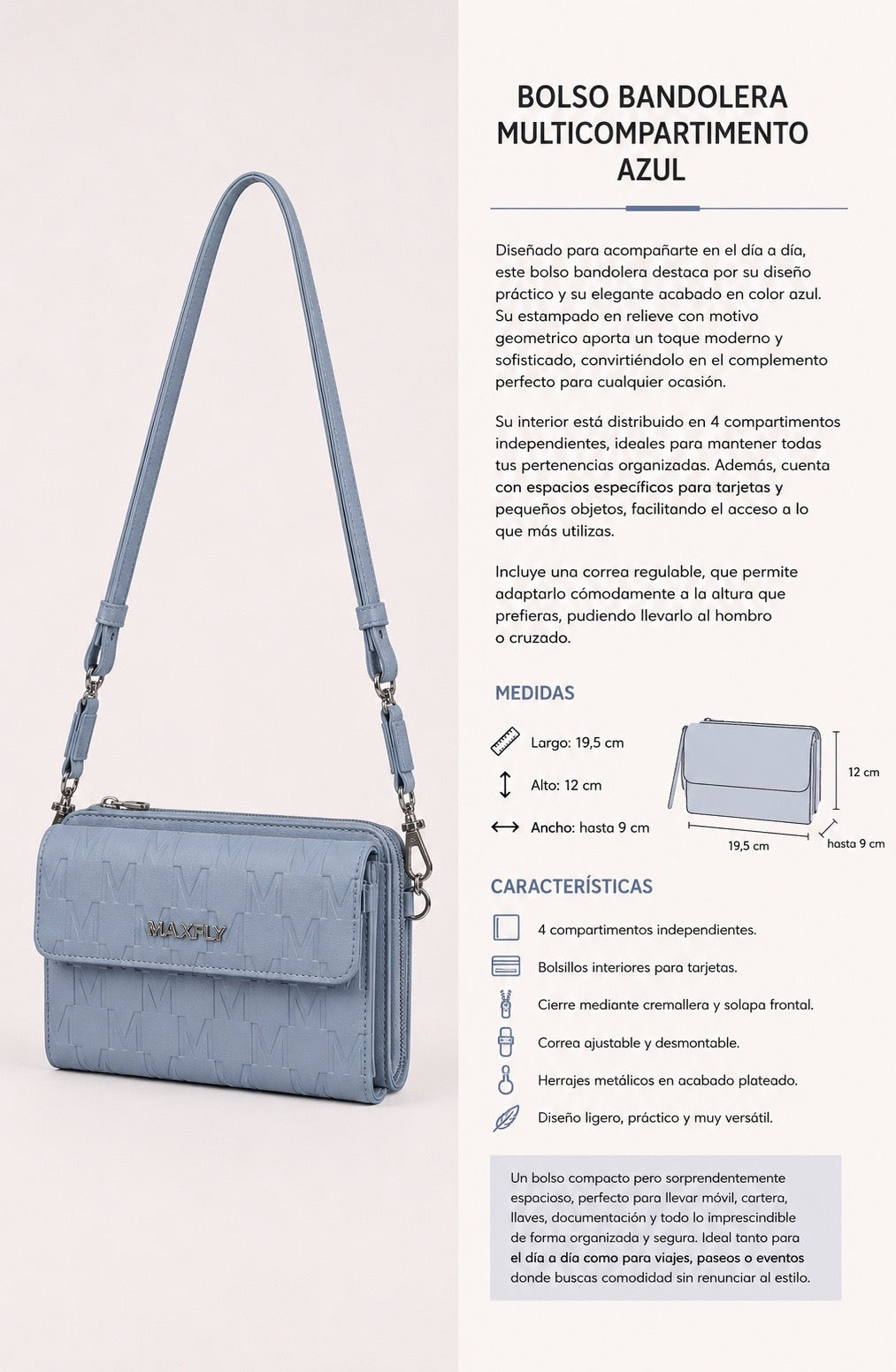 BOLSO CARTERA MAXFLY