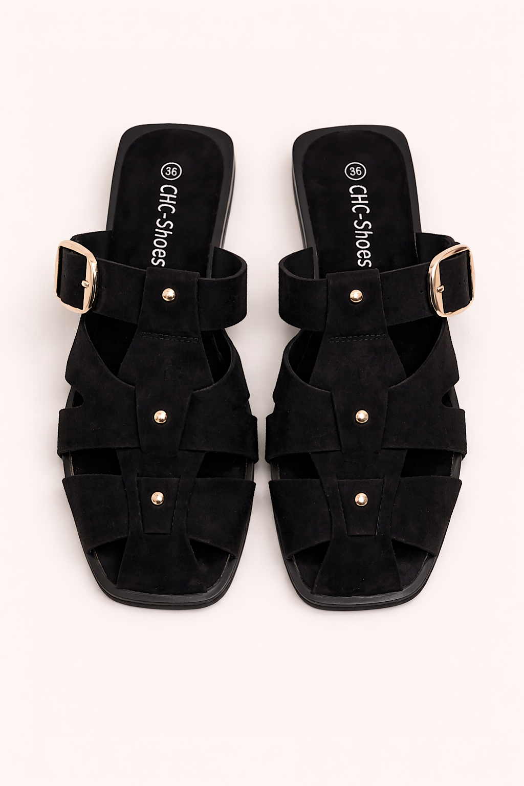 SANDALIA PLANA ANTELINA NEGRO IMPERIUM