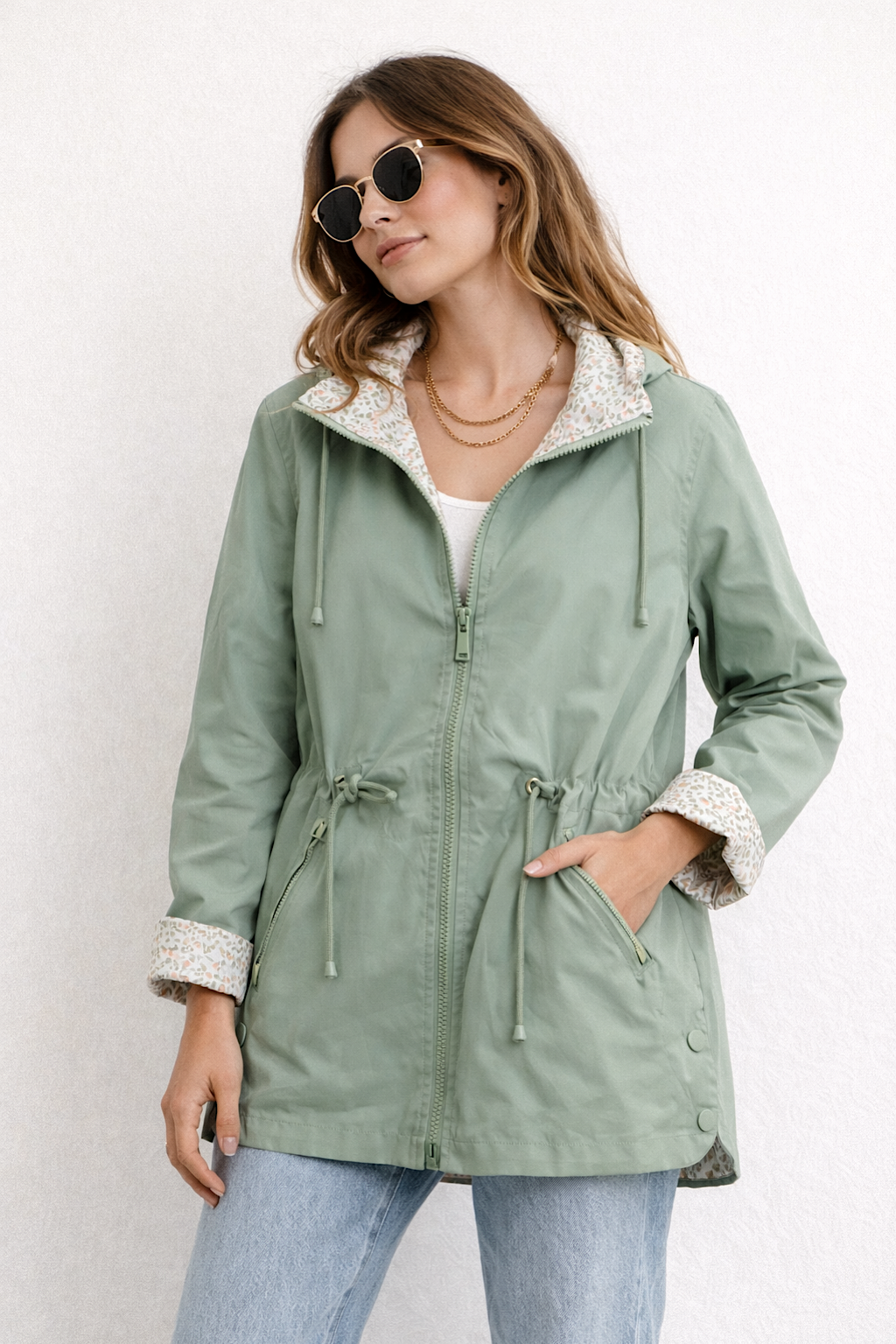 CHAQUETA CORTAVIENTOS REVERSIBLE LAURA