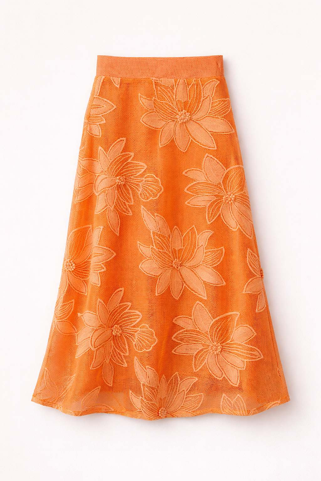 ENSEMBLE TEXTURÉ BRODÉ FLORAL