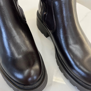 BOTA ALTA PLANA MARRON MELISA