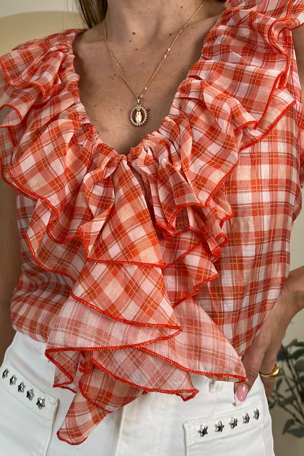 BLUSA CUADROS MAGGIE