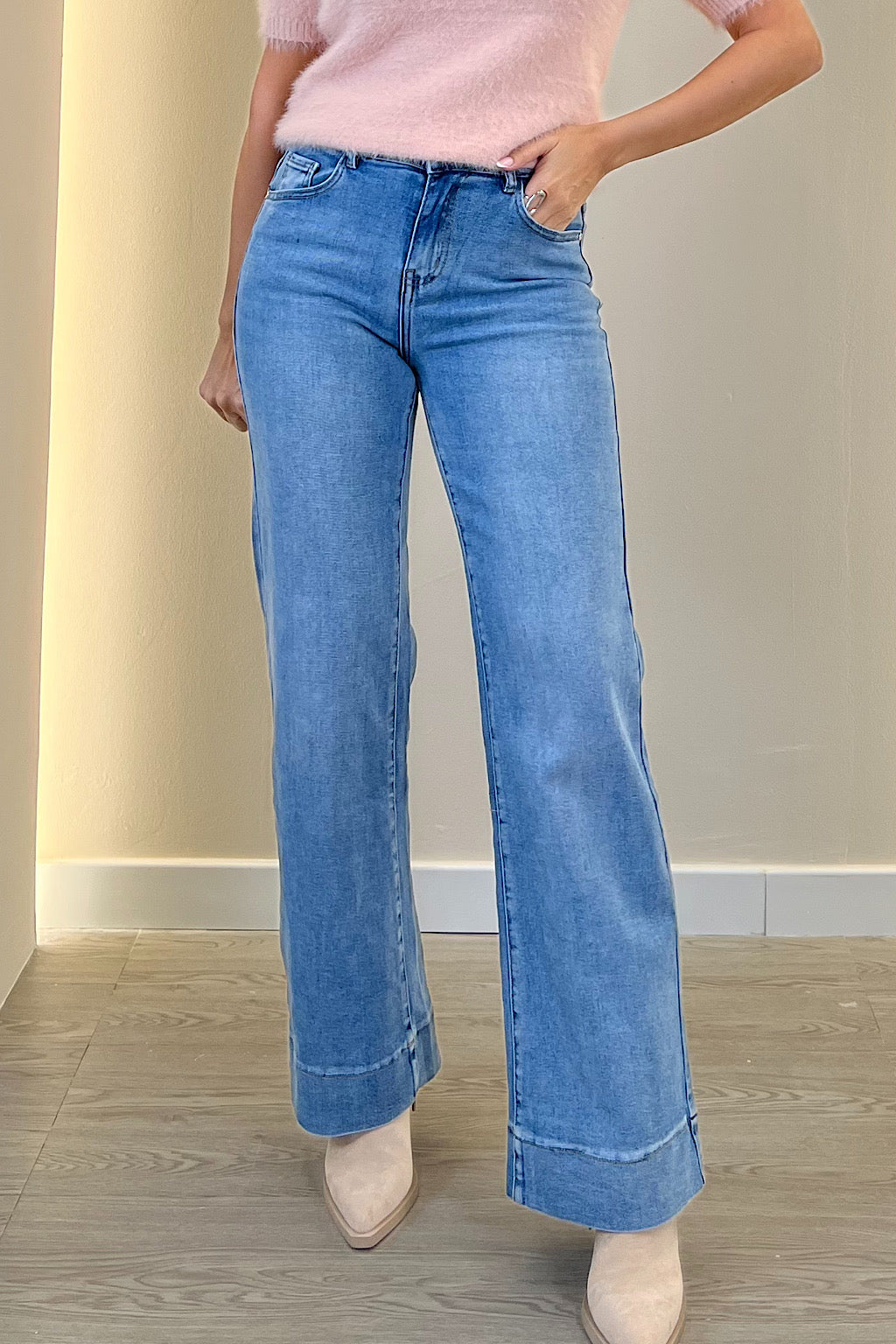 JEAN WIDE LEG OLIVIA