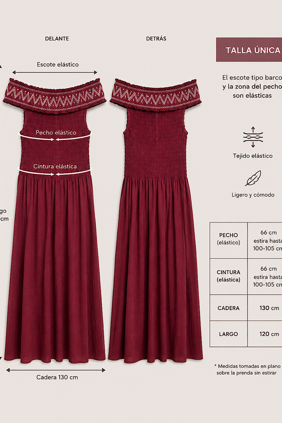 VESTIDO LARGO LIMA