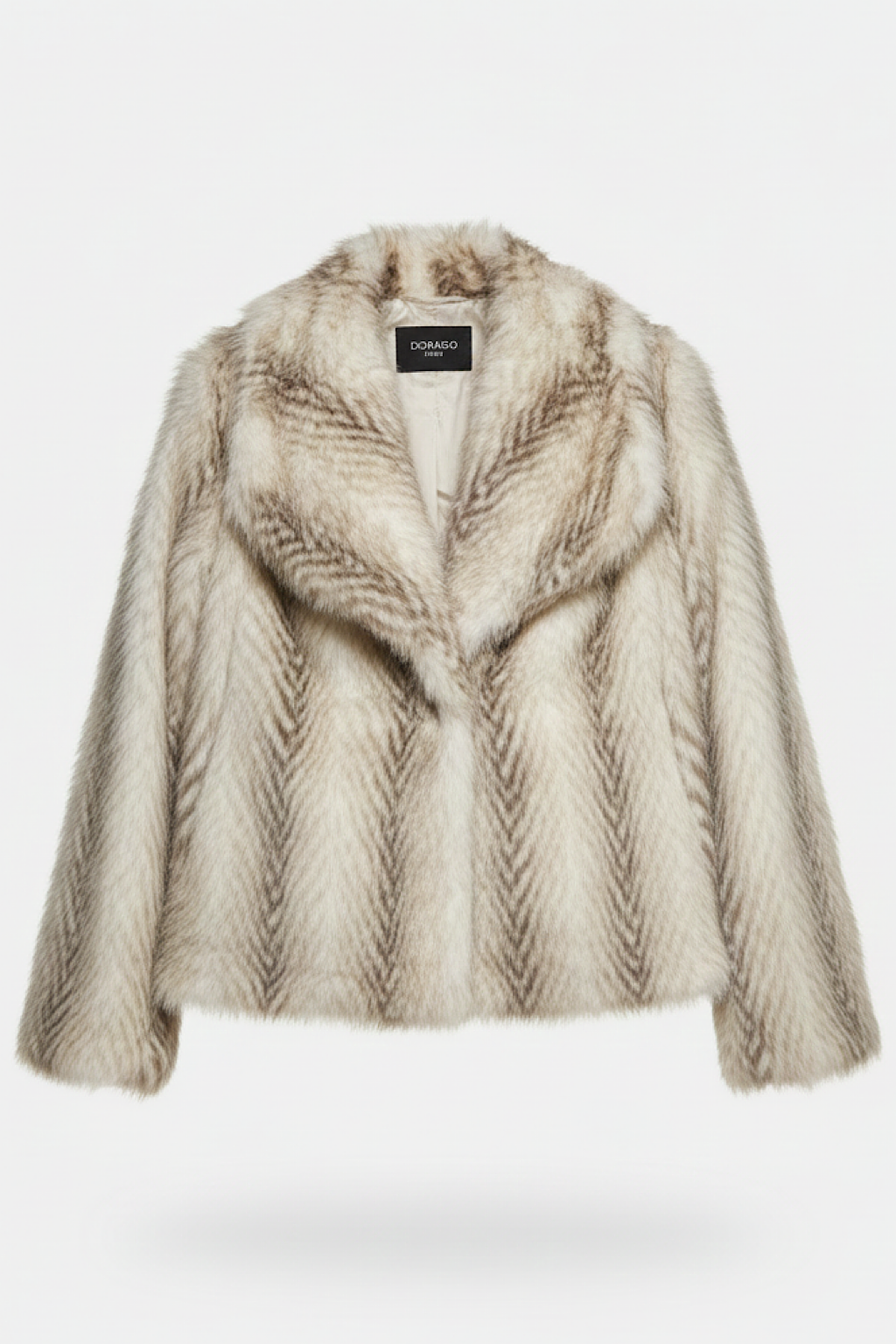 CHAQUETA PELO JASPEADO LOLA