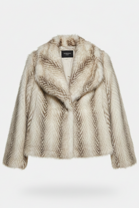 CHAQUETA PELO JASPEADO LOLA