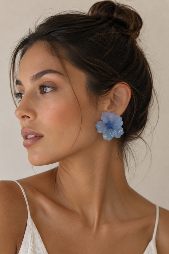 PENDIENTE  FLOR LIRIO
