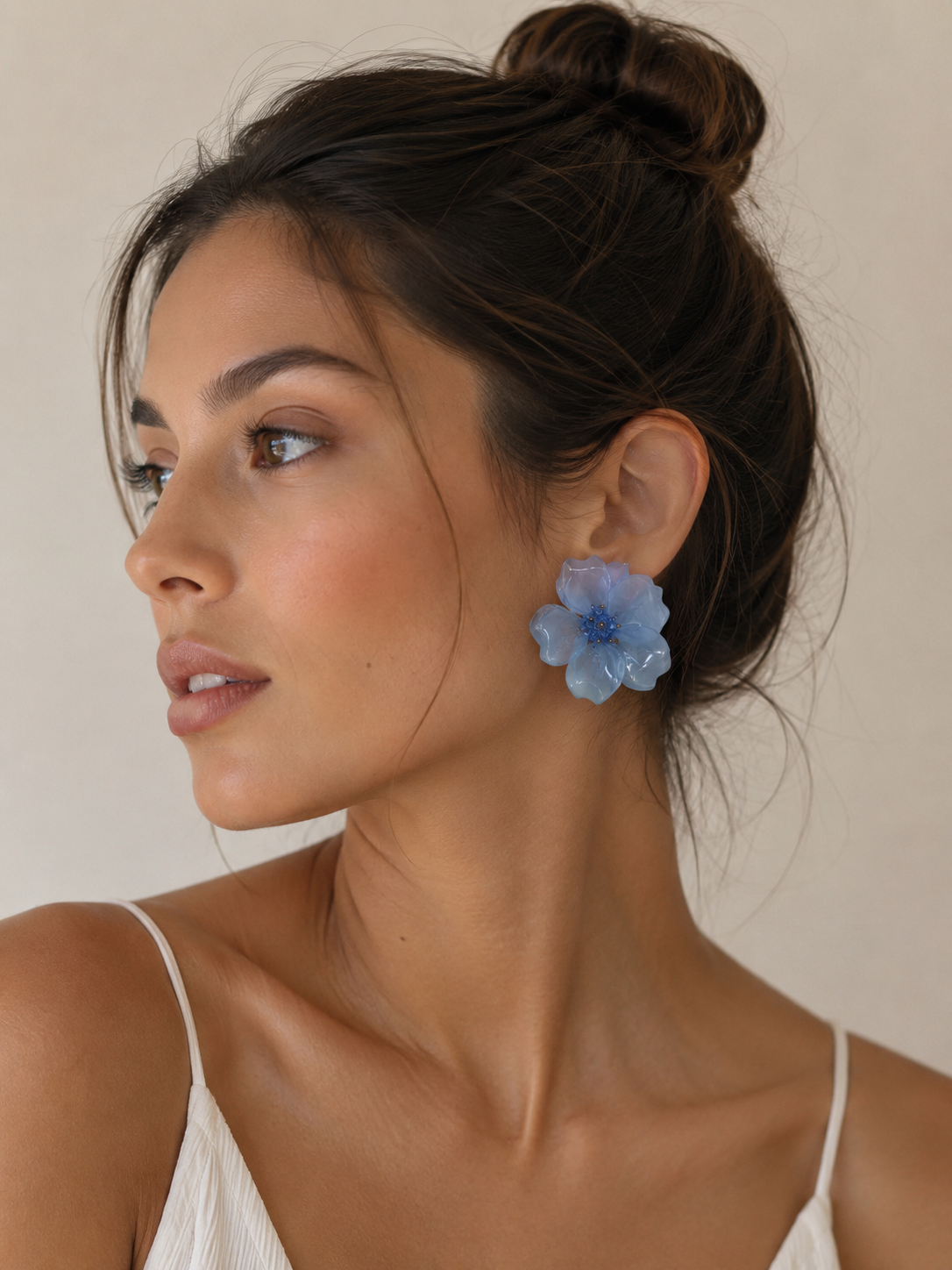PENDIENTE  FLOR LIRIO