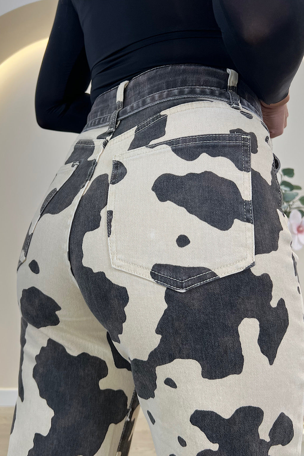 PANTALON ESTAMPADO COW PRINT