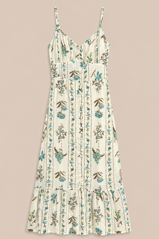VESTIDO LARGO FLORAL