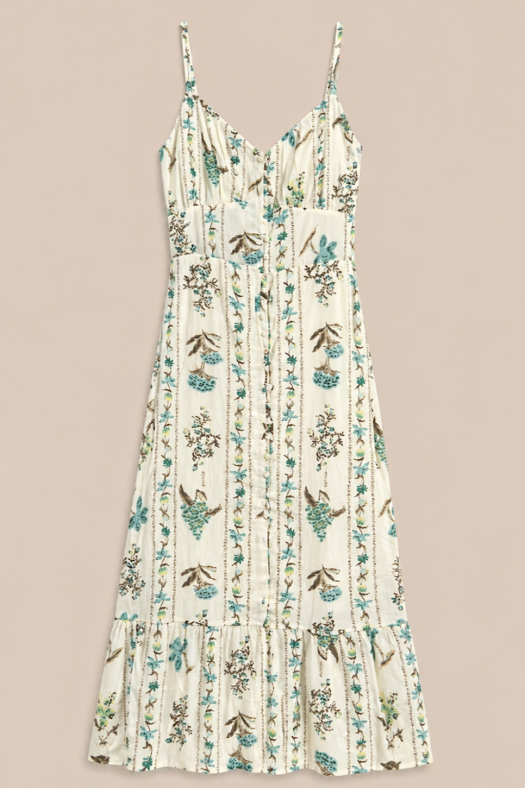 VESTIDO LARGO FLORAL