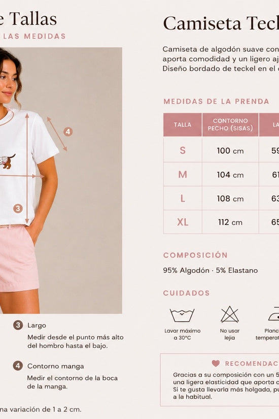 CAMISETA SALCHICHA BORDADO