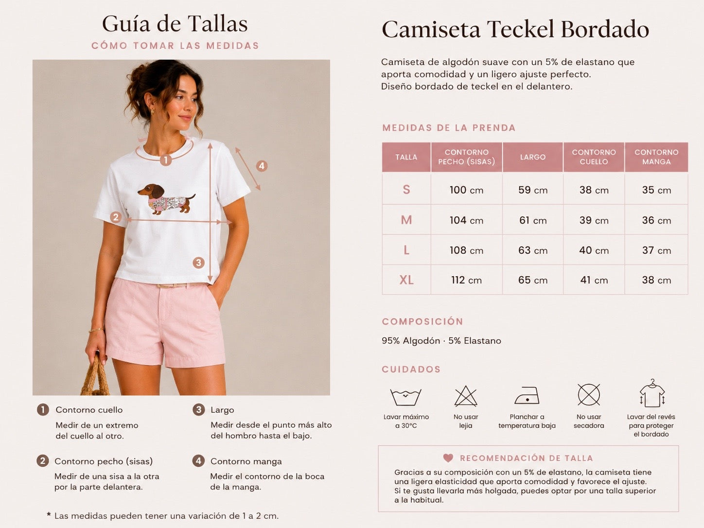 CAMISETA SALCHICHA BORDADO