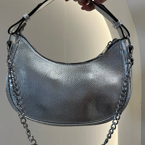 BOLSO LUNA PLATA
