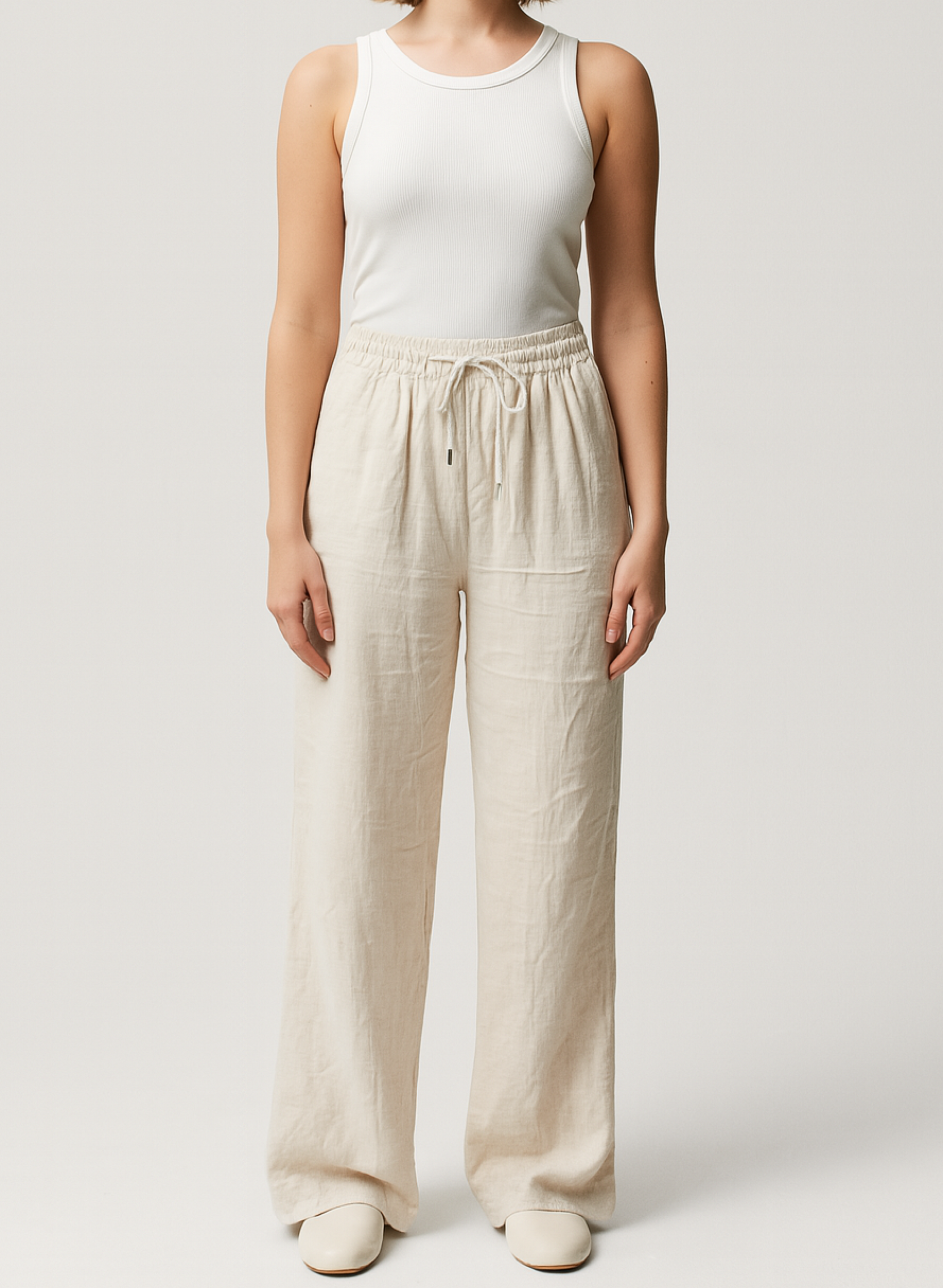 PANTALON LINO GOMA CORDON NAIROBI