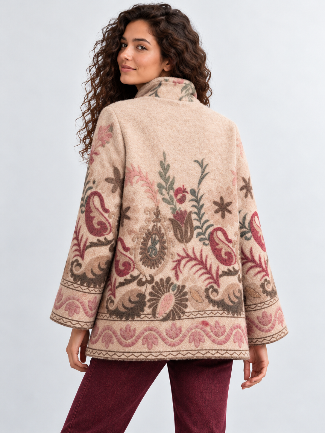 ABRIGO PAISLEY BOHEMIO