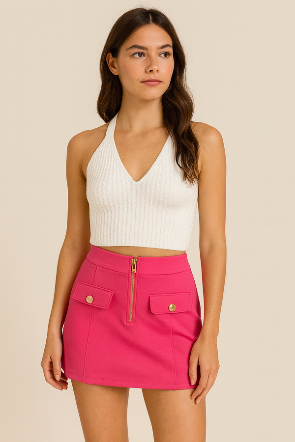 FALDA PANTALON BOLSILLOS NOIR