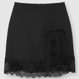 FALDA PUNTILLA BAJO CON PANTALON