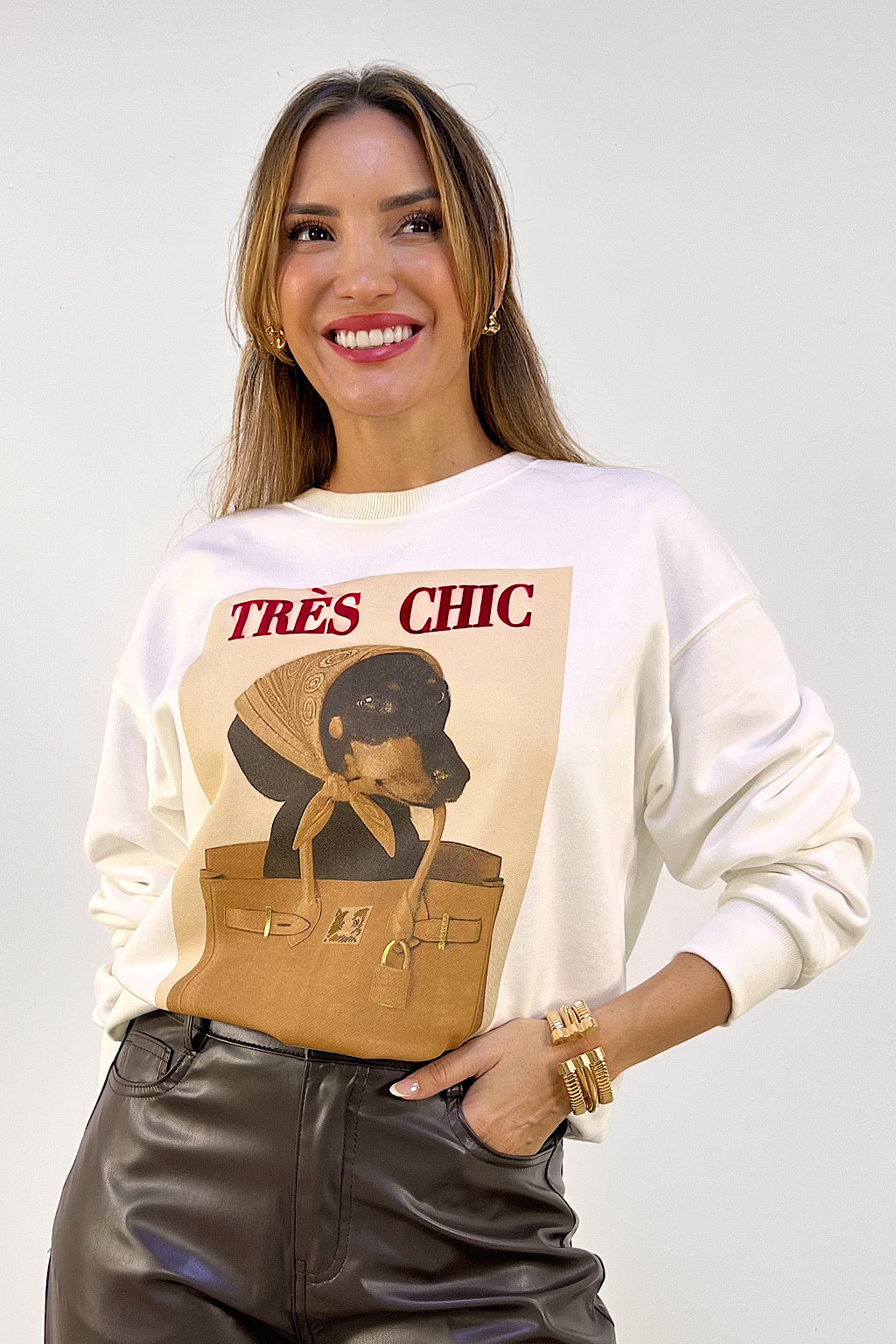 SUDADERA TRES CHIC