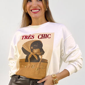 SUDADERA TRES CHIC