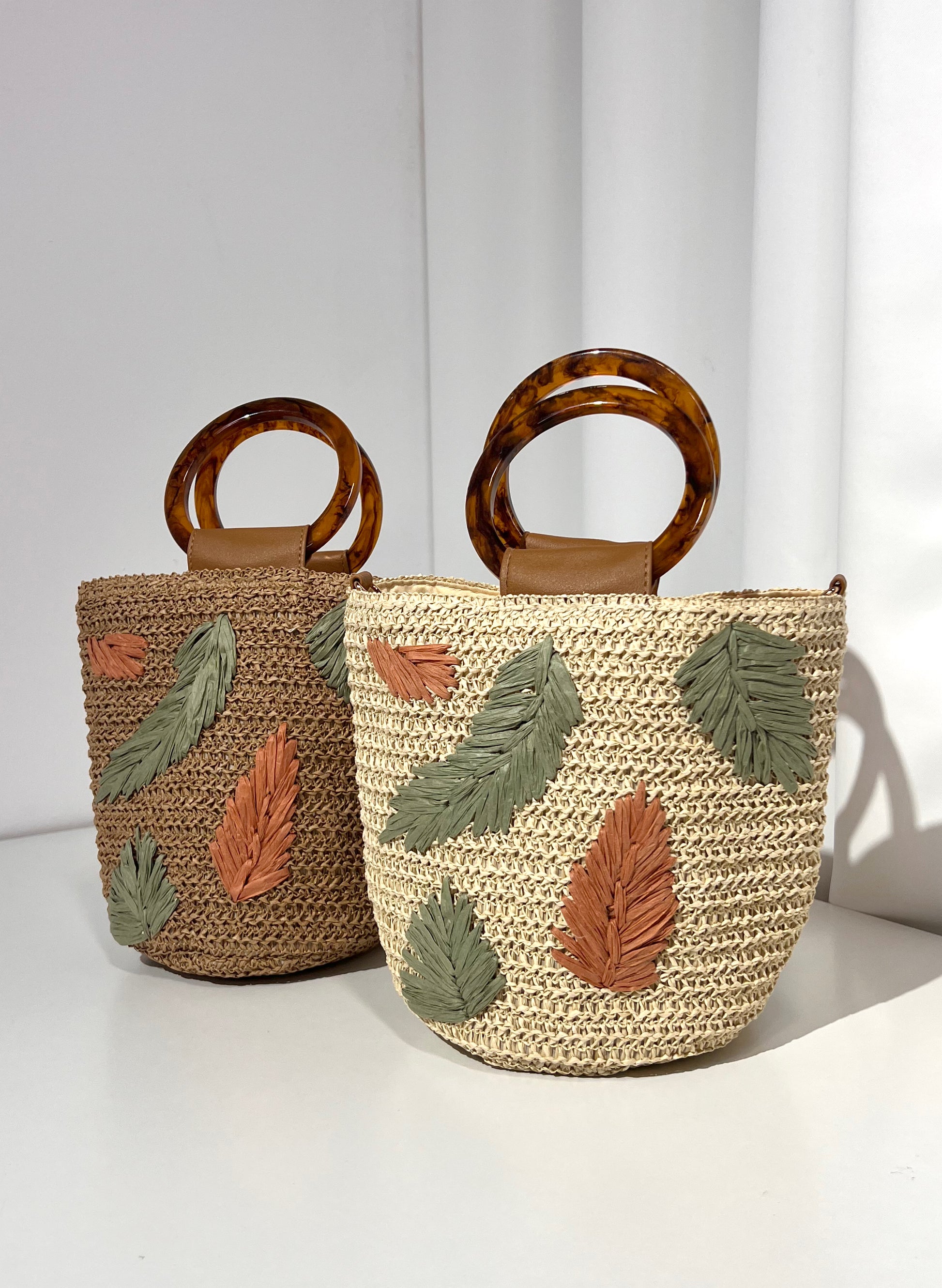 BOLSO TROPICAL RAFIA