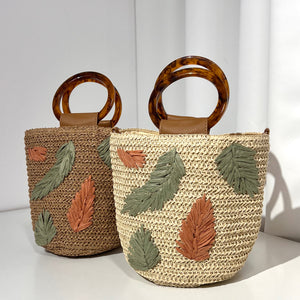 BOLSO TROPICAL RAFIA