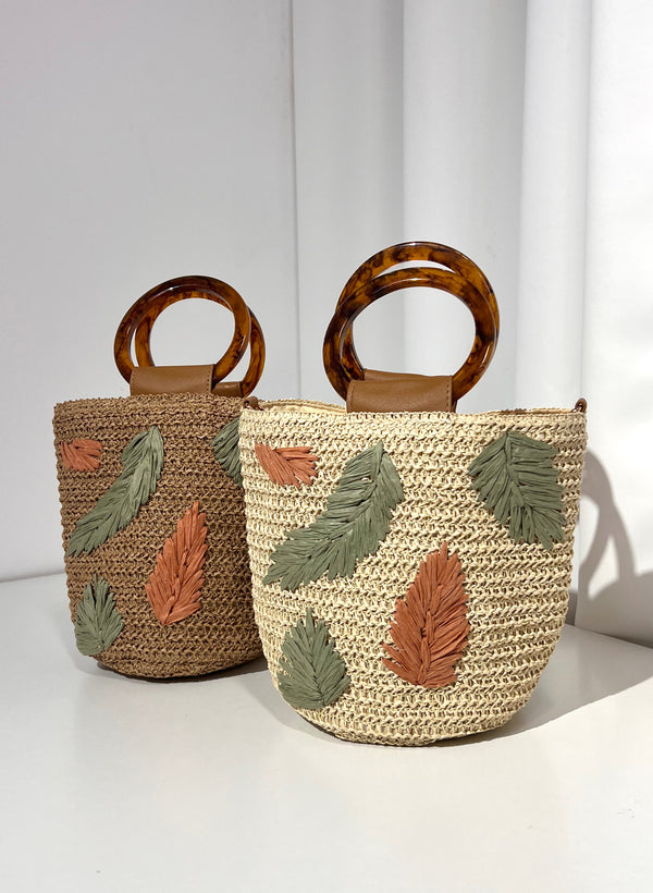 BOLSO TROPICAL RAFIA