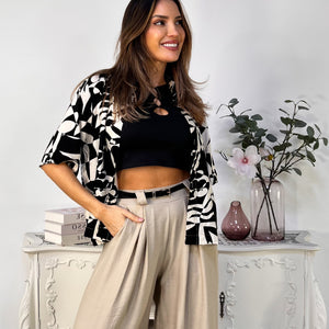 CAMISA MANGA CORTA DAKOTA BLACK