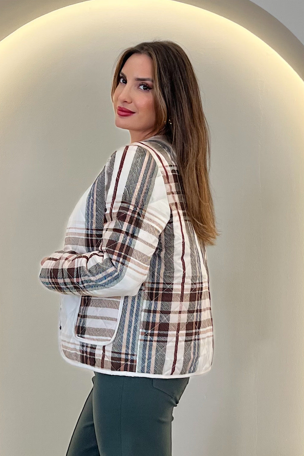 CHAQUETA CUADRO ESCOCES