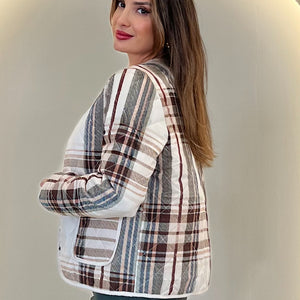 CHAQUETA CUADRO ESCOCES