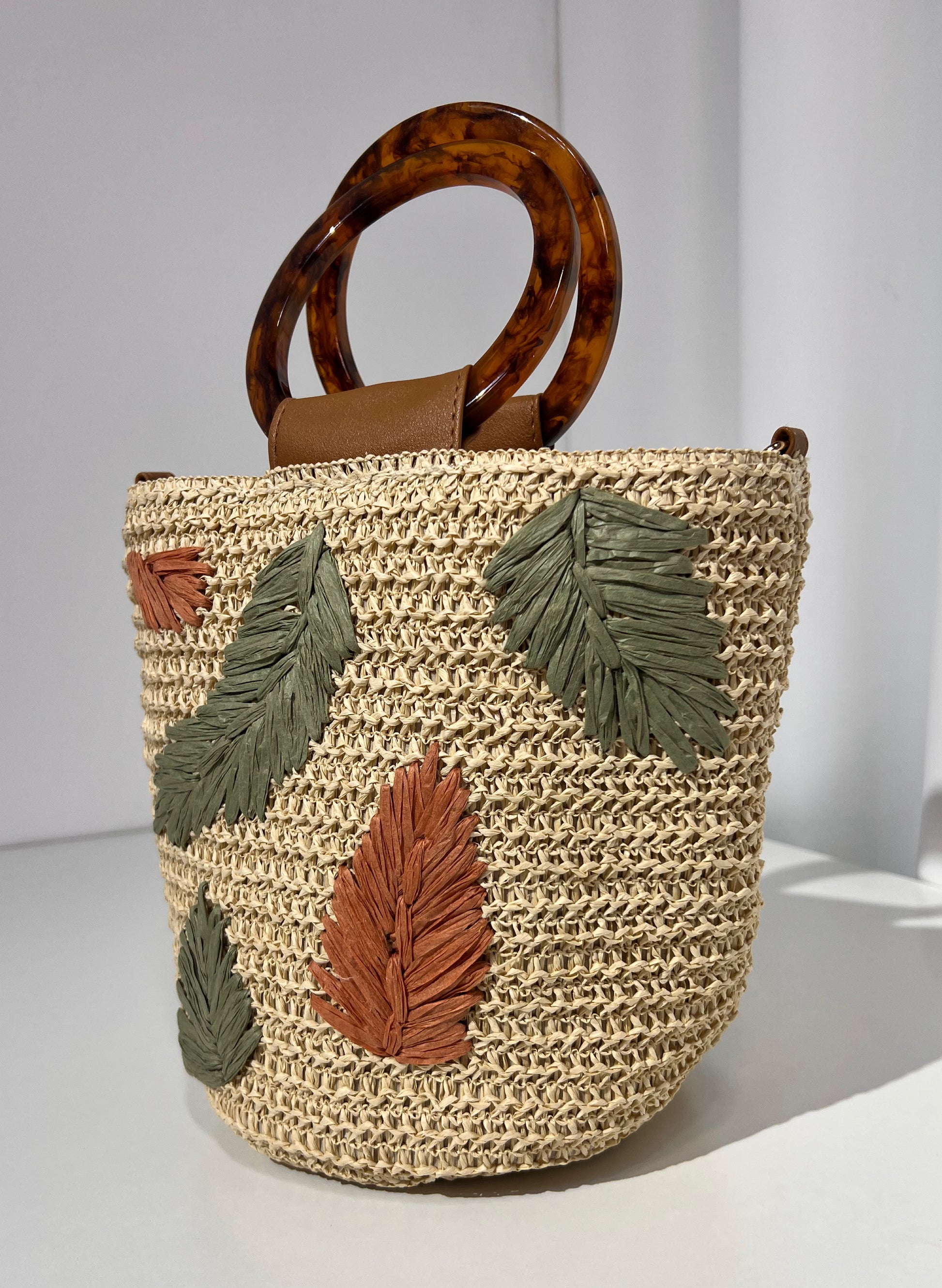 BOLSO TROPICAL RAFIA