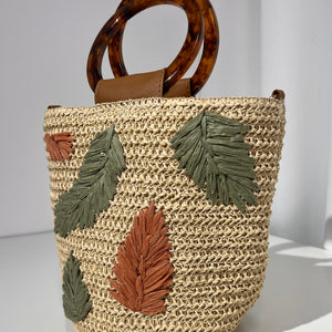 BOLSO TROPICAL RAFIA