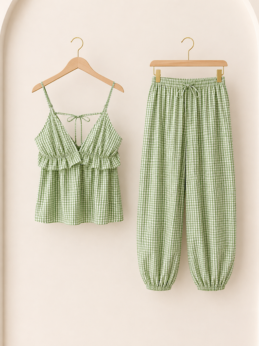 CONJUNTO VICHY BOMBACHO ALICIA