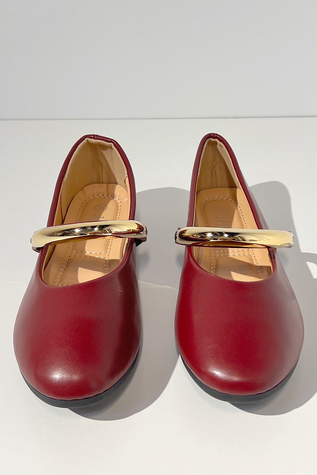 ZAPATO BAILARINA RUBY GRANATE