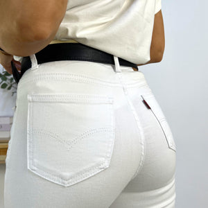 PANTALON VAQUERO FLARED BLANCO