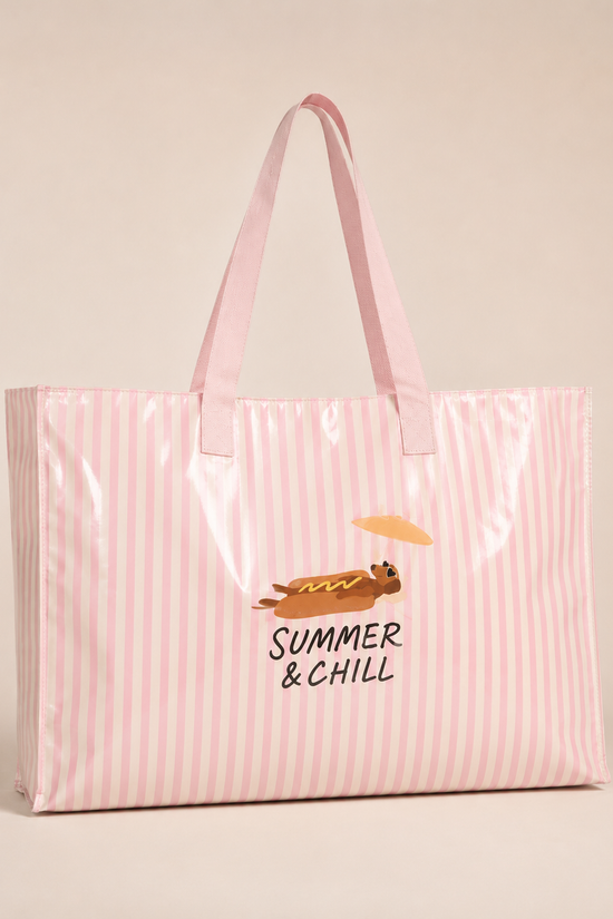 BOLSO DE PLAYA PLASTIFICADO SUMMER