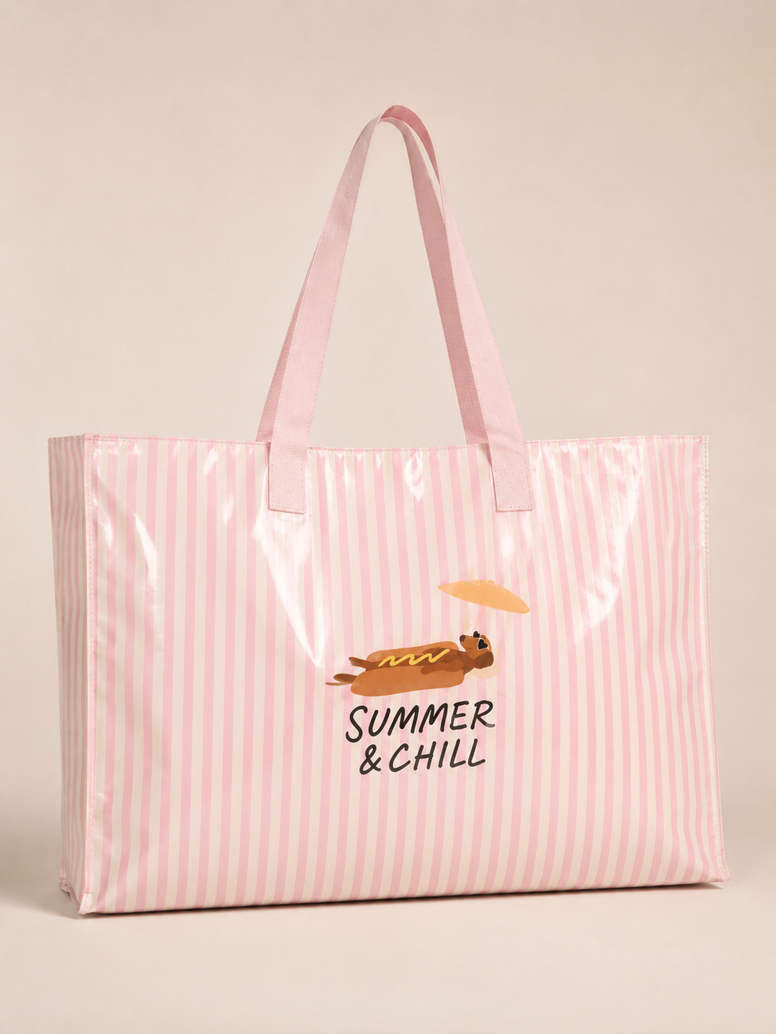 BOLSO DE PLAYA PLASTIFICADO SUMMER