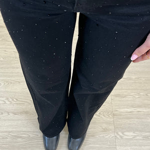PANTALON VAQUERO BLACK CRISTALES