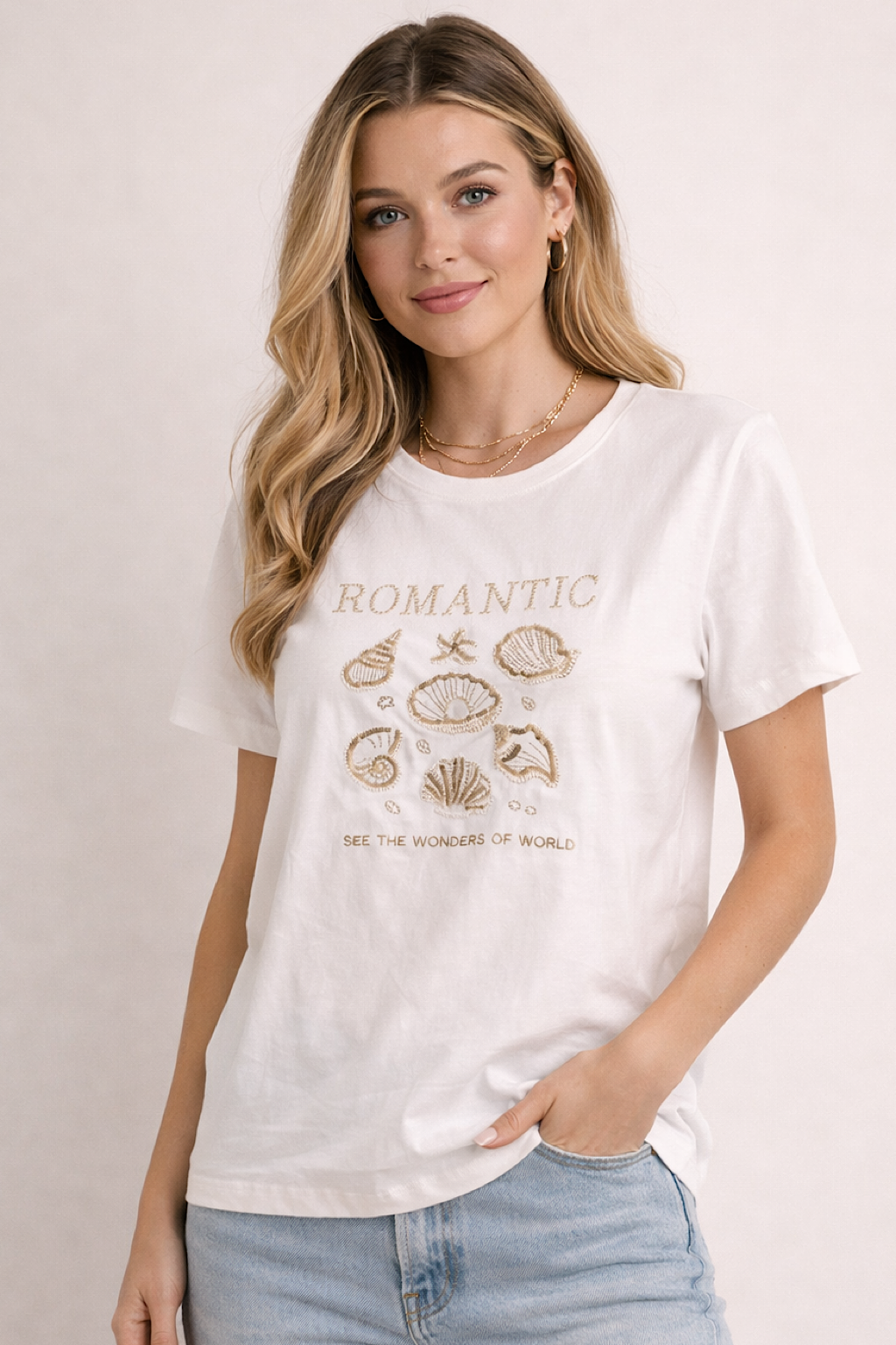 CAMISETA MANGA CORTA ROMANTIC