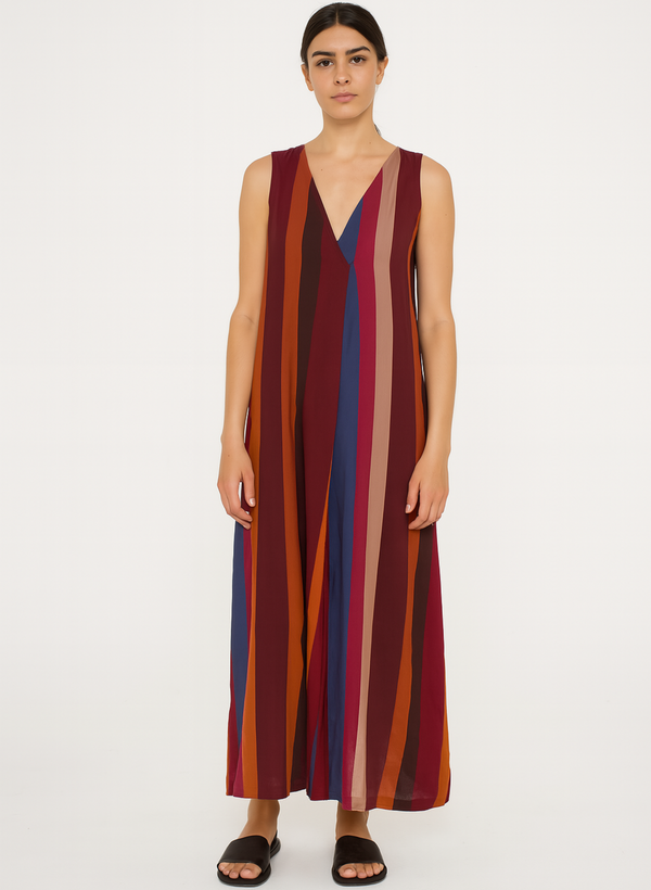 VESTIDO LARGO RAYAS ARABI
