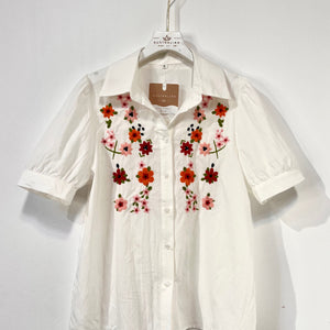 CAMISA MANGA CORTA FLORES MARGA