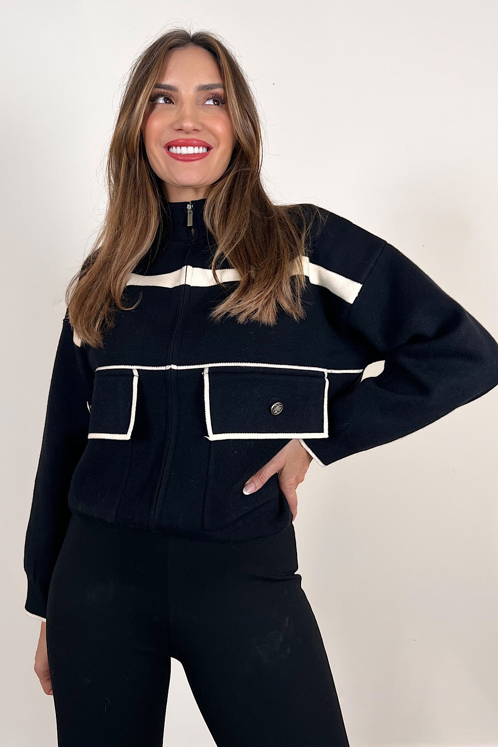 REBECA CREMALLERA RAYAS